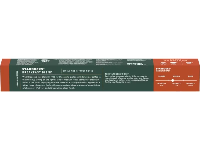 Starbucks Kaffeekapseln Breakfast Blend 10 Stück