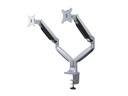 Multibrackets Tischhalterung Gas Spring Dual bis 9 kg – Silber