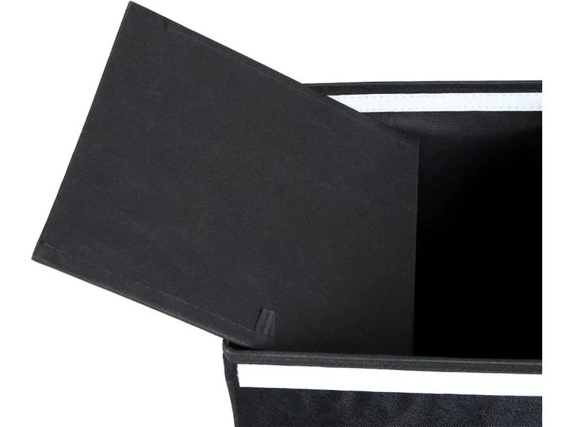 Songmics Wäschekorb  20 l, Schwarz