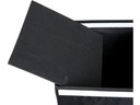 Songmics Wäschekorb  20 l, Schwarz