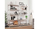 Songmics Regal 2 Stück, Silber