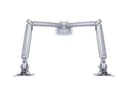 Multibrackets Tischhalterung Gas Spring Dual bis 9 kg – Silber