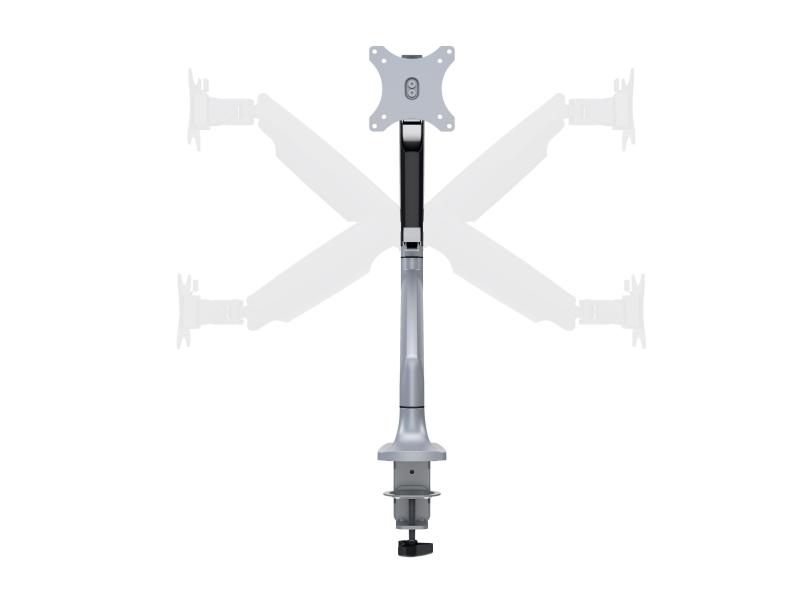 Multibrackets Tischhalterung Gas Spring Single bis 9 kg – Silber