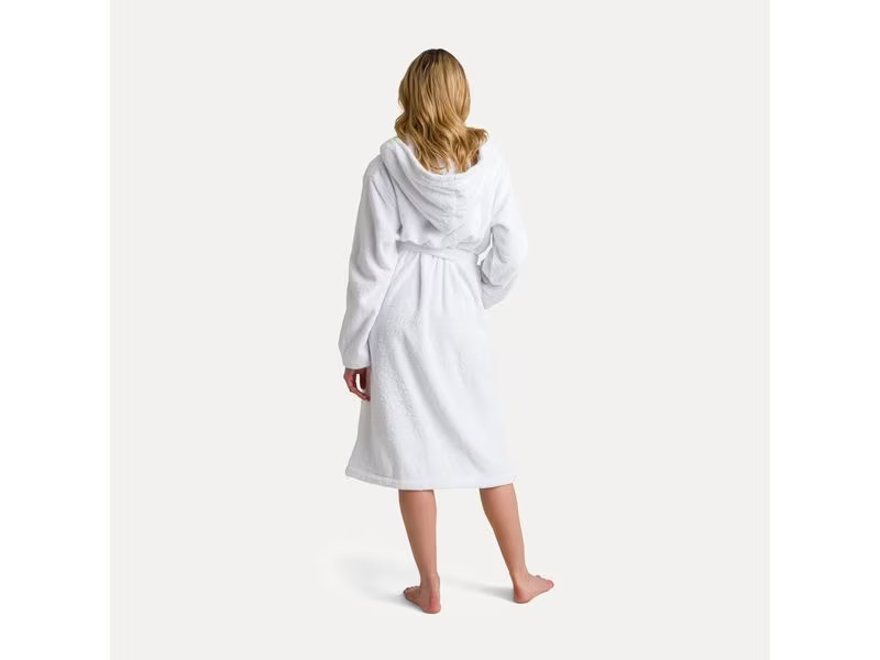 Möve Bademantel Superwuschel L, Weiss