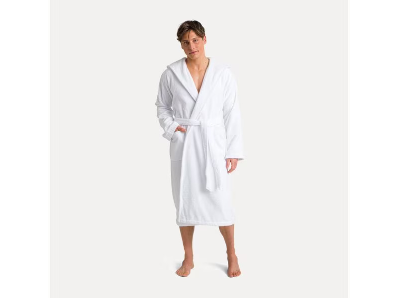 Möve Bademantel Superwuschel L, Weiss