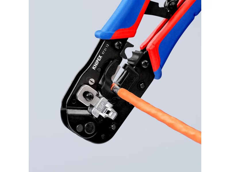 Knipex Crimpzange für RJ45-Westernstecker 190 mm