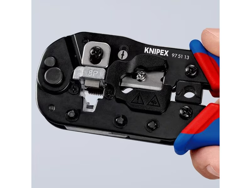 Knipex Crimpzange für RJ45-Westernstecker 190 mm