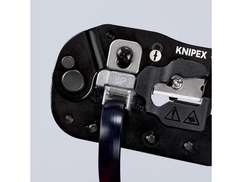 Knipex Crimpzange für RJ45-Westernstecker 190 mm
