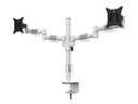 Multibrackets Tischhalterung Officeline Dual bis 8 kg – Weiss