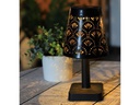 Dameco Tischleuchte LED Solar, 24.5 cm, Schwarz