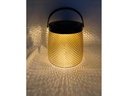 Dameco Laterne LED Solar, 15.2 cm, Orange