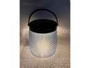 Dameco Laterne LED Solar, 15.2 cm, Blau