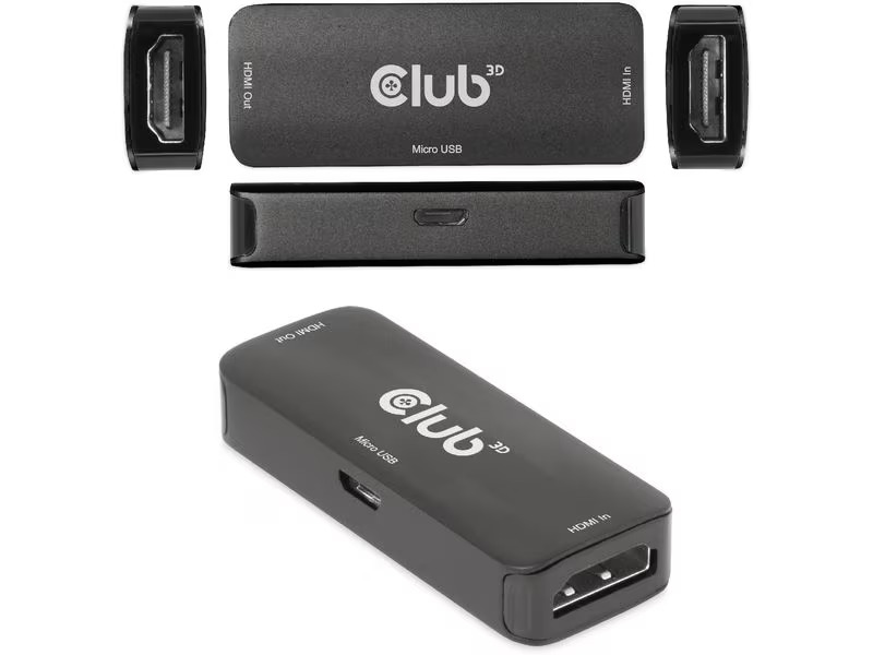 Club 3D Active HDMI 4K60Hz Repeater B/B CAC-1307  -