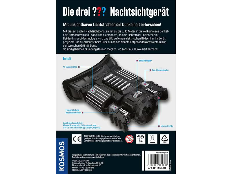 Kosmos Detektivausrüstung Die drei ??? Nachtsichtgerät