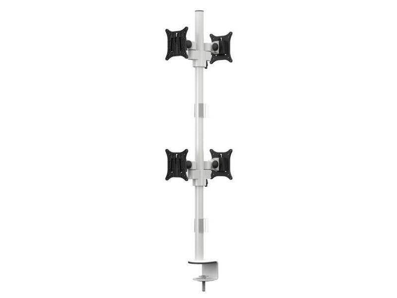 Multibrackets Tischhalterung Officeline Quad bis 8 kg – Weiss
