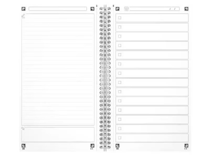 Oxford Notizblock Task Manager 141 x 246 mm, liniert