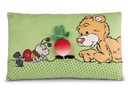 Nici Green Kissen Bär Mielo mit 2D Radieschen 43 x 25 cm
