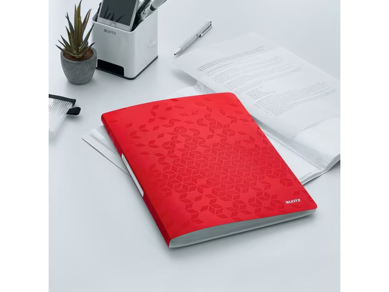 Leitz Sichtbuch WOW A4, Rot