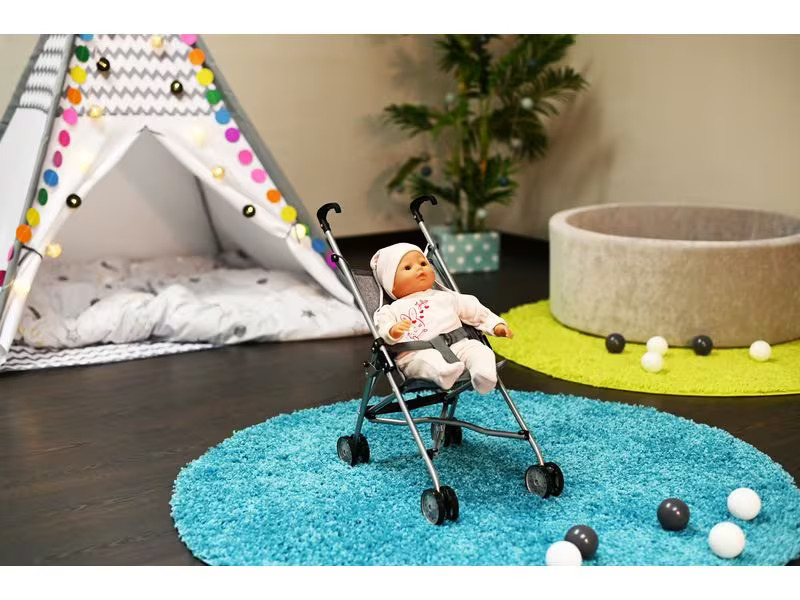 Knorrtoys Puppenbuggy Sim Grau
