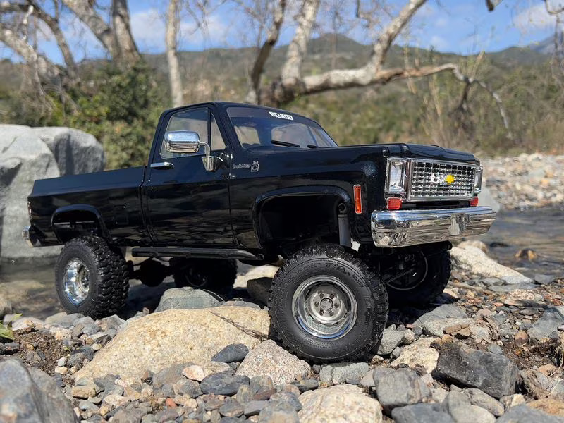 RC4WD Scale Crawler Trail Finder 2 LWB Chevy K10 Schwarz RTR, 1:10