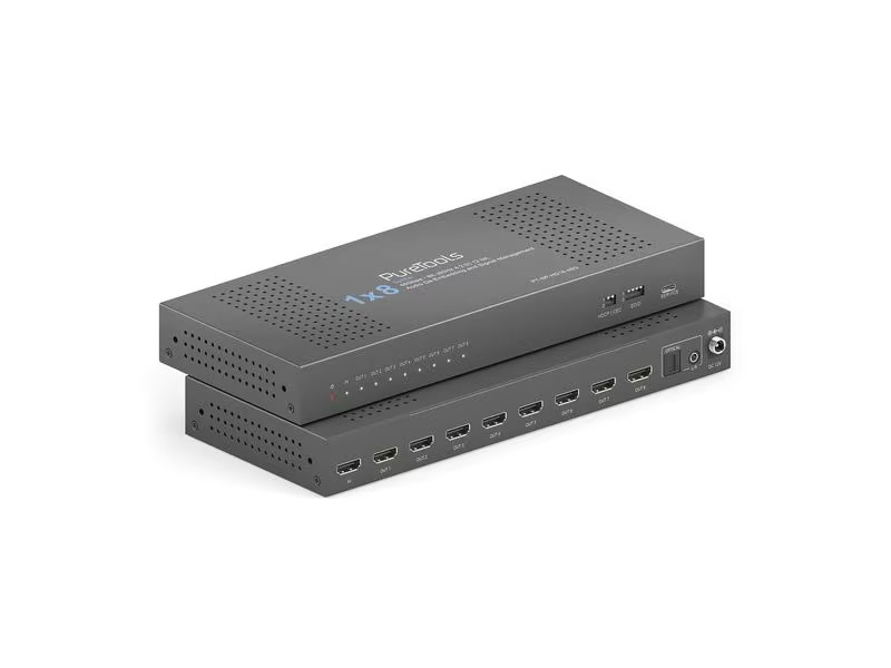 PureTools Splitter PT-SP-HD18-48G 1 x 8 HDMI 2.1 - 48Gbps - 8K