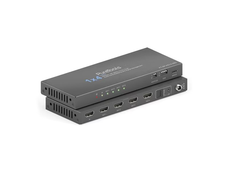 PureTools Splitter PT-SP-HD14-48G 1 x 4 HDMI 2.1 - 48Gbps - 8K