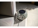 STT Windlicht Solar Antic Globe Monstera Ø 22 cm, Dunkelgrün