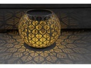 STT Windlicht Solar Antic Globe Grafic Ø 22 cm, Hellbeige