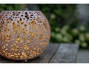 STT Windlicht Solar Antic Globe Carrera Ø 22 cm, Hellrosa