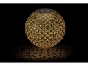 STT Windlicht Solar Antic Ball Santana Ø 40 cm, Anthrazit