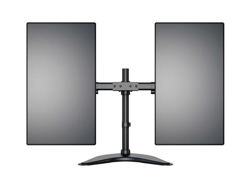 Multibrackets Tischständer Basic Dual bis 10 kg – Schwarz