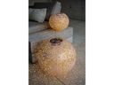 STT Windlicht Solar Antic Ball Carrera Ø 40 cm, Hellrosa