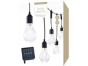 STT Lichterkette Solar Triumph 10, 270 cm, Schwarz