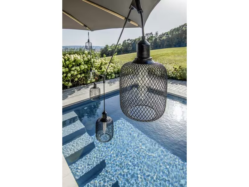 STT Lichterkette Solar Protect 5, 200 cm, Schwarz