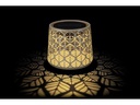STT Windlicht Solar Antic Mini S Grafic Hellbeige