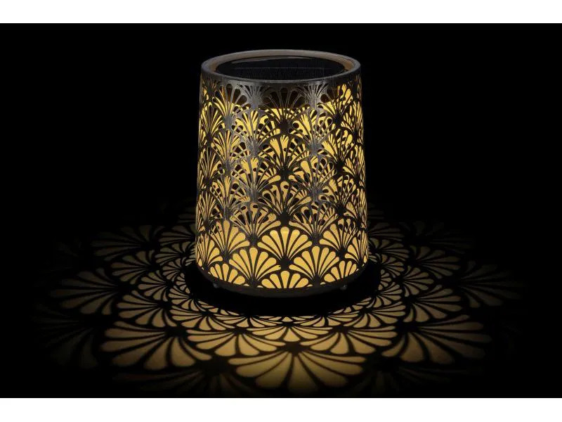 STT Windlicht Solar Antic Mini M Santana Anthrazit