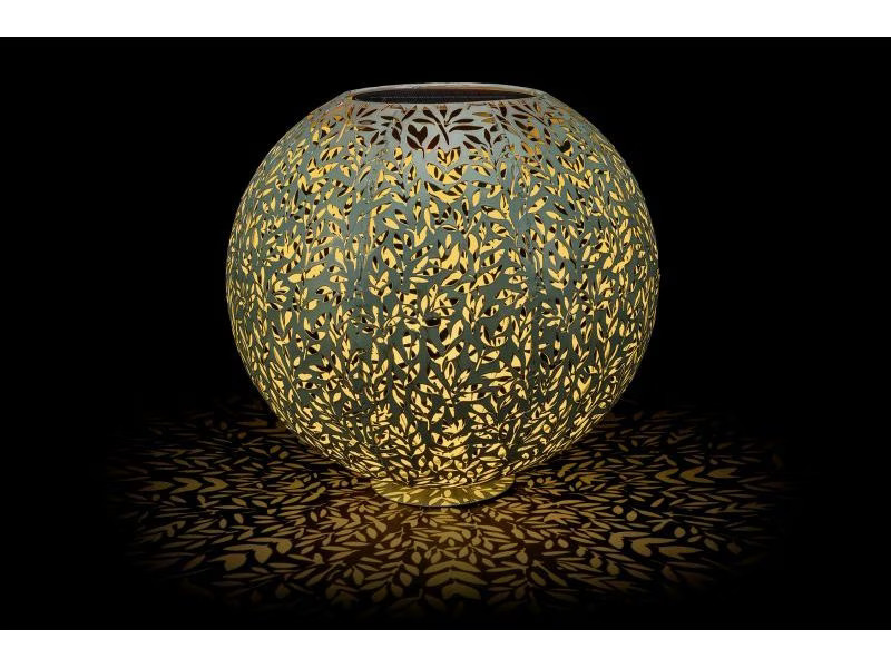 STT Windlicht Solar Antic Ball Mistral Ø 30 cm, Mint