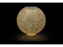 STT Windlicht Solar Antic Ball Grafic Ø 40 cm, Hellbeige