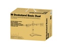 Multibrackets Tischständer Basic Dual bis 10 kg – Schwarz