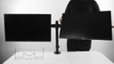 Multibrackets Tischständer Basic Dual bis 10 kg – Schwarz
