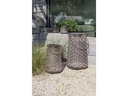 STT Laterne Solar Antic Santana, 32.5 cm, Anthrazit