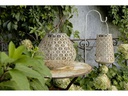 STT Laterne Solar Antic Grafic, 24 cm, Hellbeige