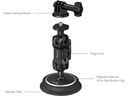 Smallrig Saugnapfhalterung Magic Arm Magnetic