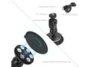 Smallrig Saugnapfhalterung Magic Arm Magnetic