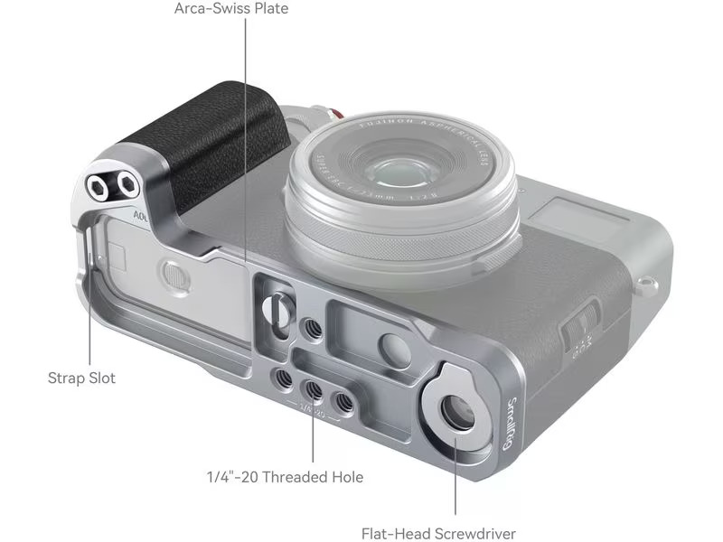 Smallrig L-Winkel für FUJIFILM X100VI / X100V - Silber