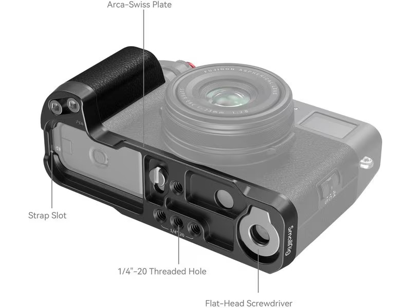 Smallrig L-Winkel für FUJIFILM X100VI / X100V - Schwarz