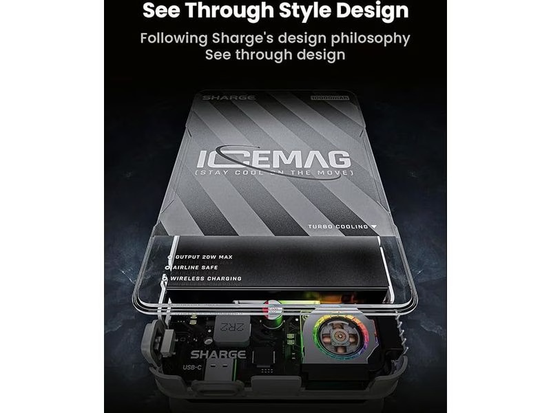 Sharge Powerbank ICEMAG 10000 mAh