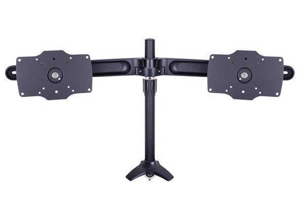 Multibrackets Tischständer Dual bis 30 kg – Schwarz