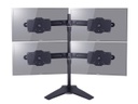 Multibrackets Tischständer Dual bis 30 kg – Schwarz