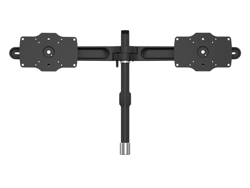 Multibrackets Tischständer EX Kit Dual bis 48 kg – Schwarz